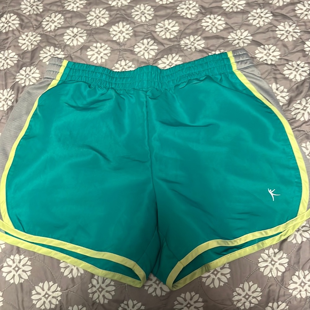Green danskin shorts